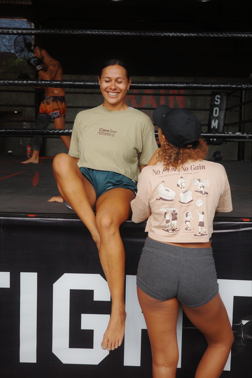 No Pain No Gain Crop Tops