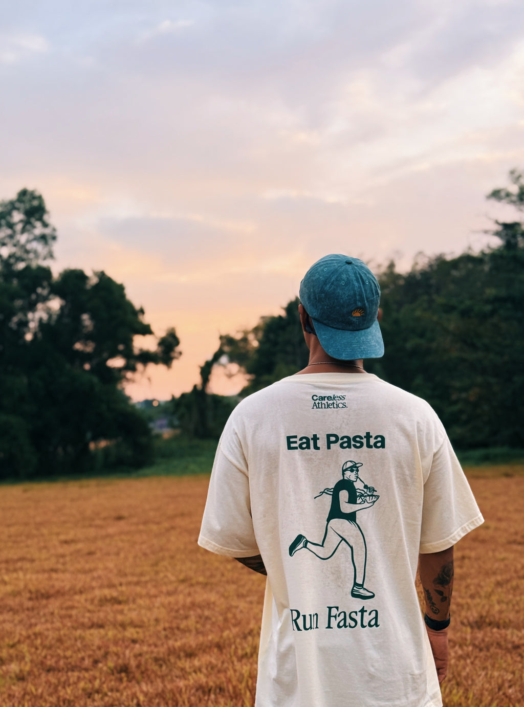 Eat Pasta, Run Fasta T-shirts