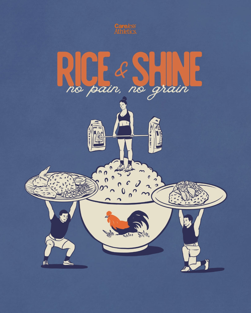 Rice & Shine (No pain,no grain) T-shirt